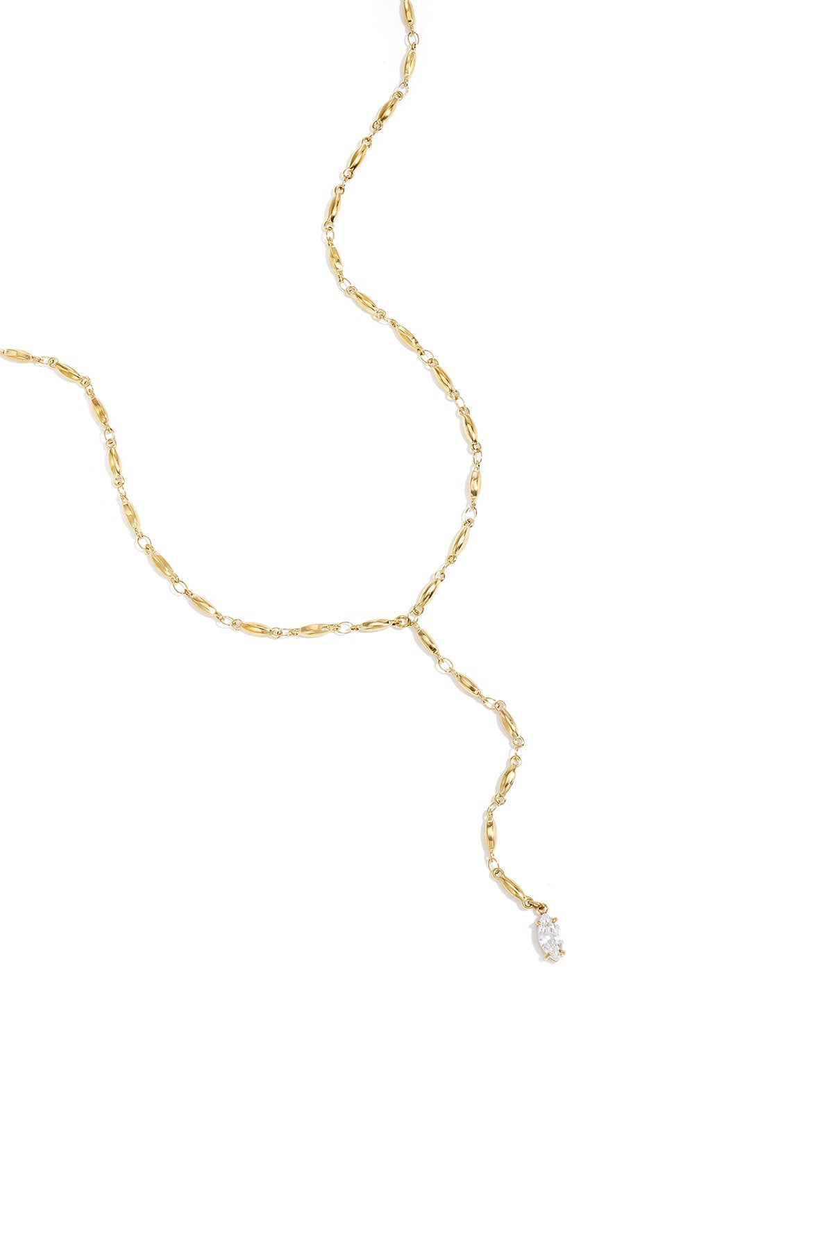 Elegant Stainless Steel Pendant Necklace, Silver & Gold