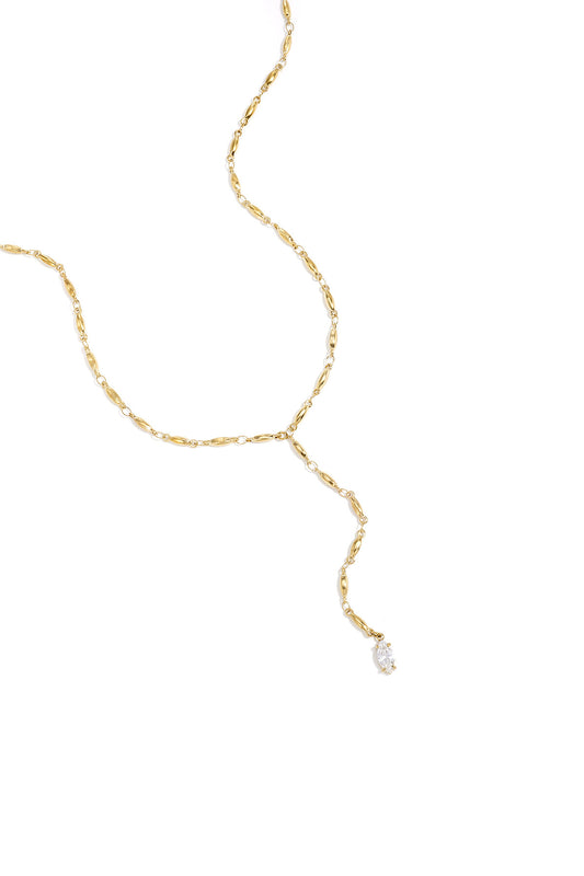 Elegant Stainless Steel Pendant Necklace, Silver & Gold
