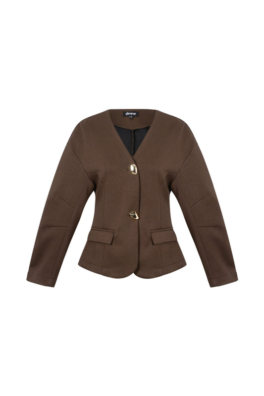 Elegant Women's Woven Suit Set for Fall/Winter