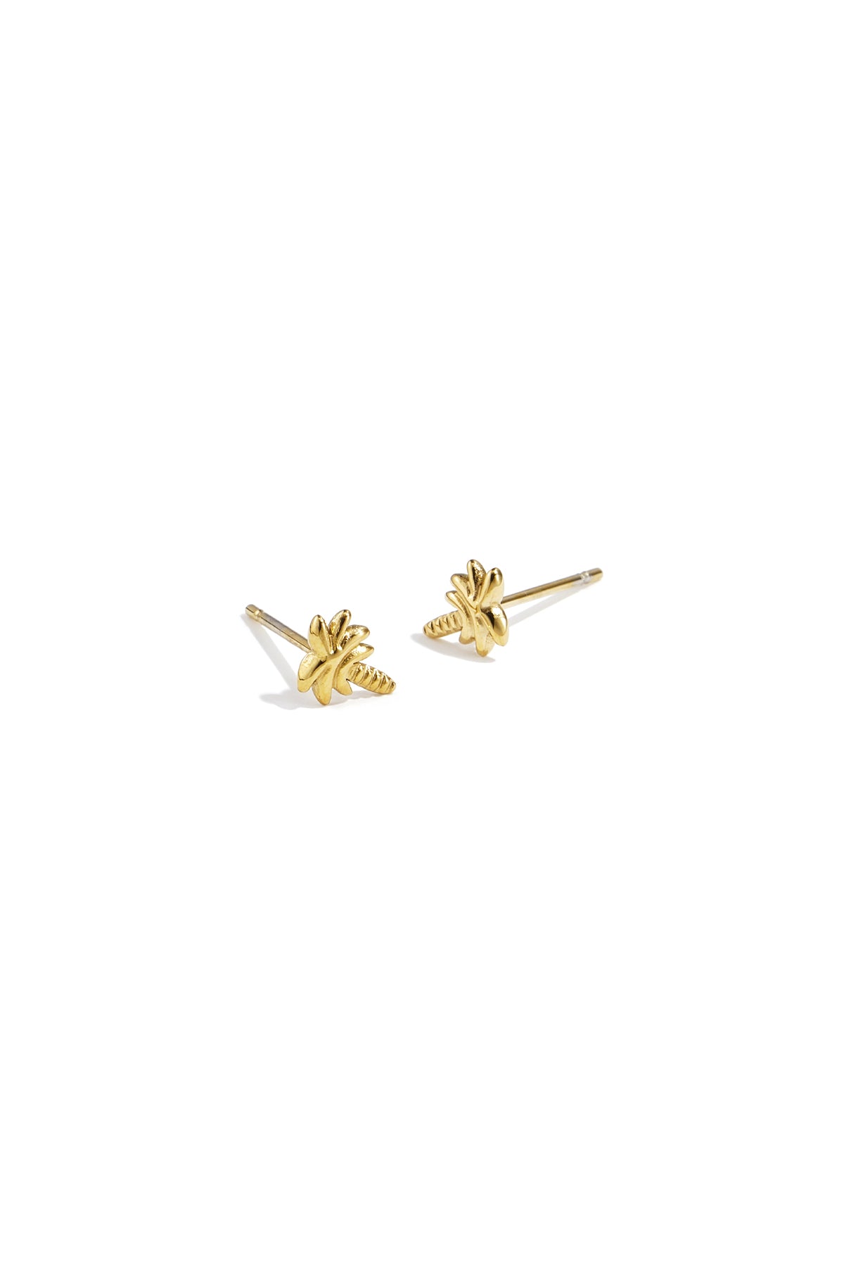 Elegant Minimalist Stud Earrings for Women - Silver & Gold