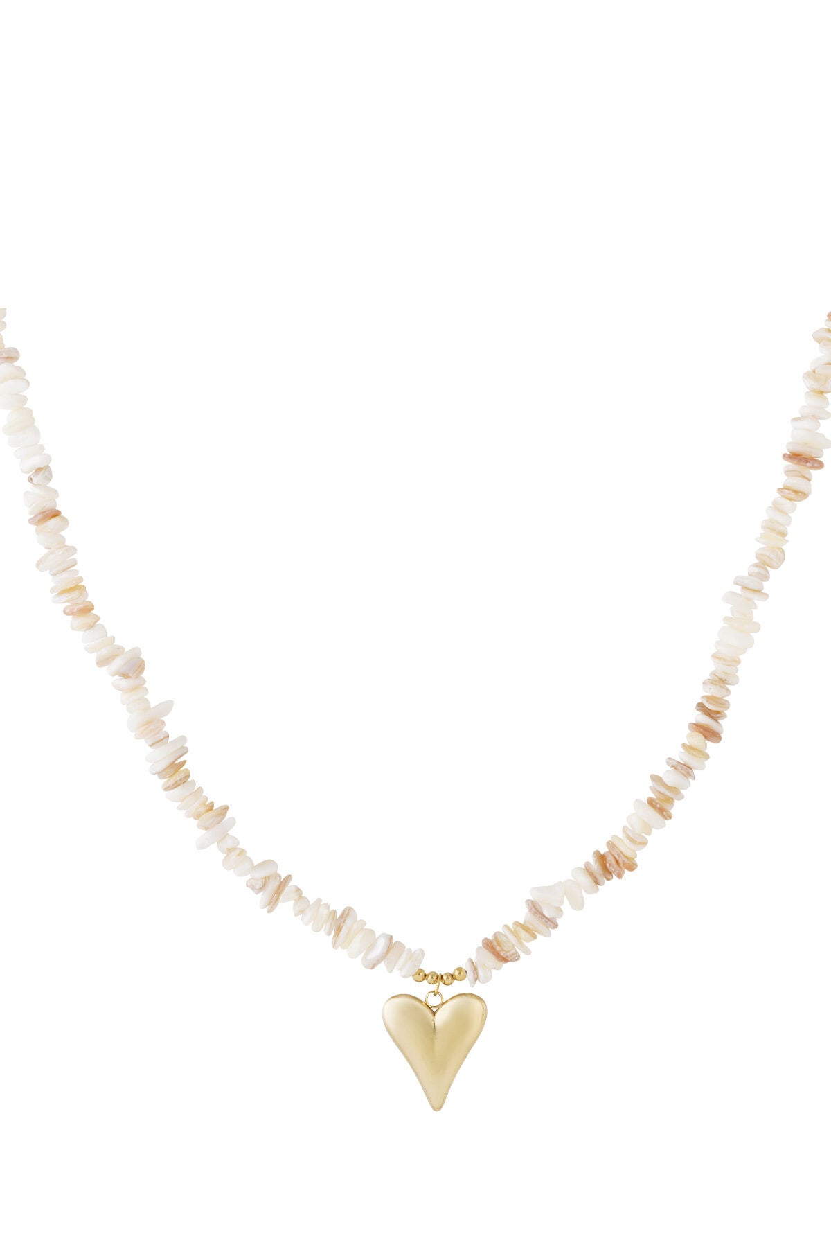 Charming Heart Beaded Necklace for Everyday Elegance