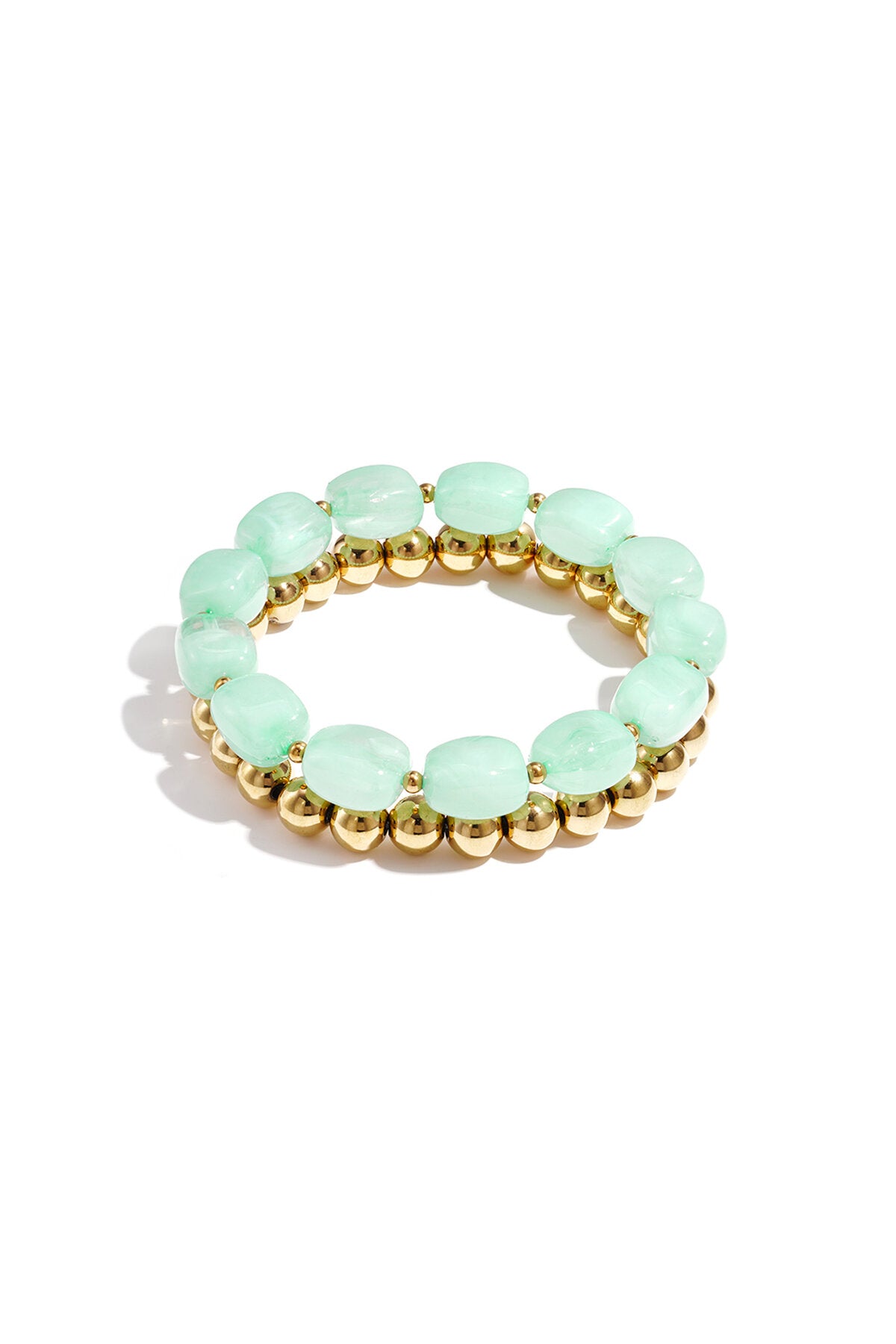 Chic Stainless Steel Beaded Bracelets for Women