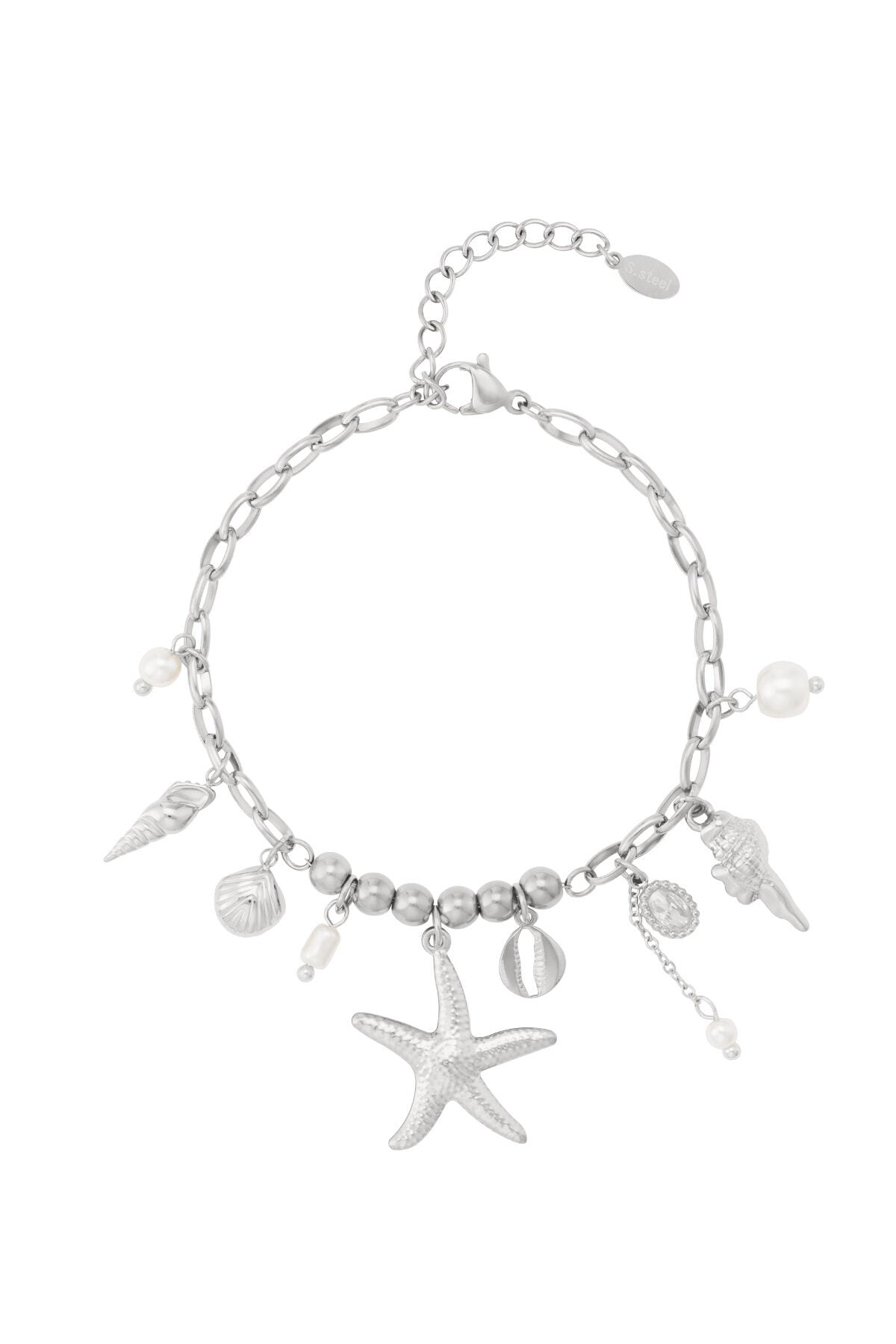 Elegant 14K Gold Plated Charm Bracelet for Women
