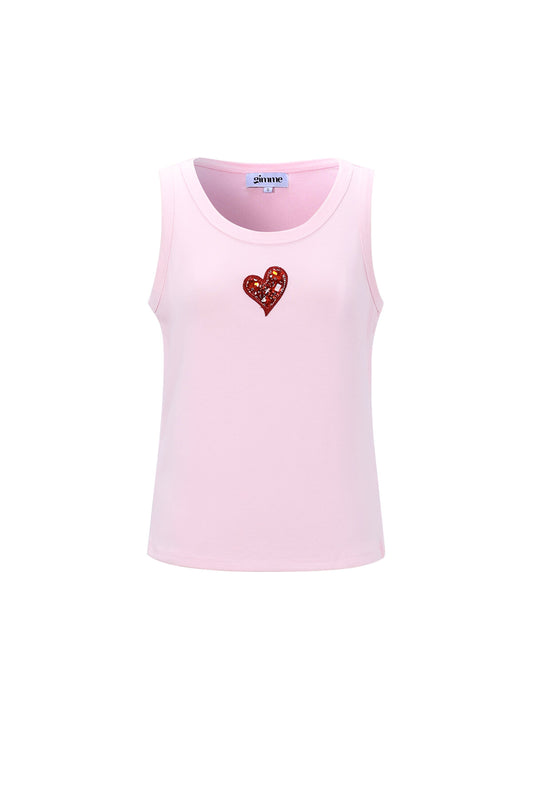 Gimme Soft Knitted Heart Tank Top - Perfect for All Fits