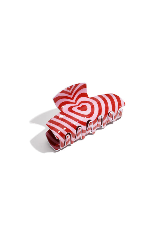 Crimson Heart Hair Clip for Valentine's Day