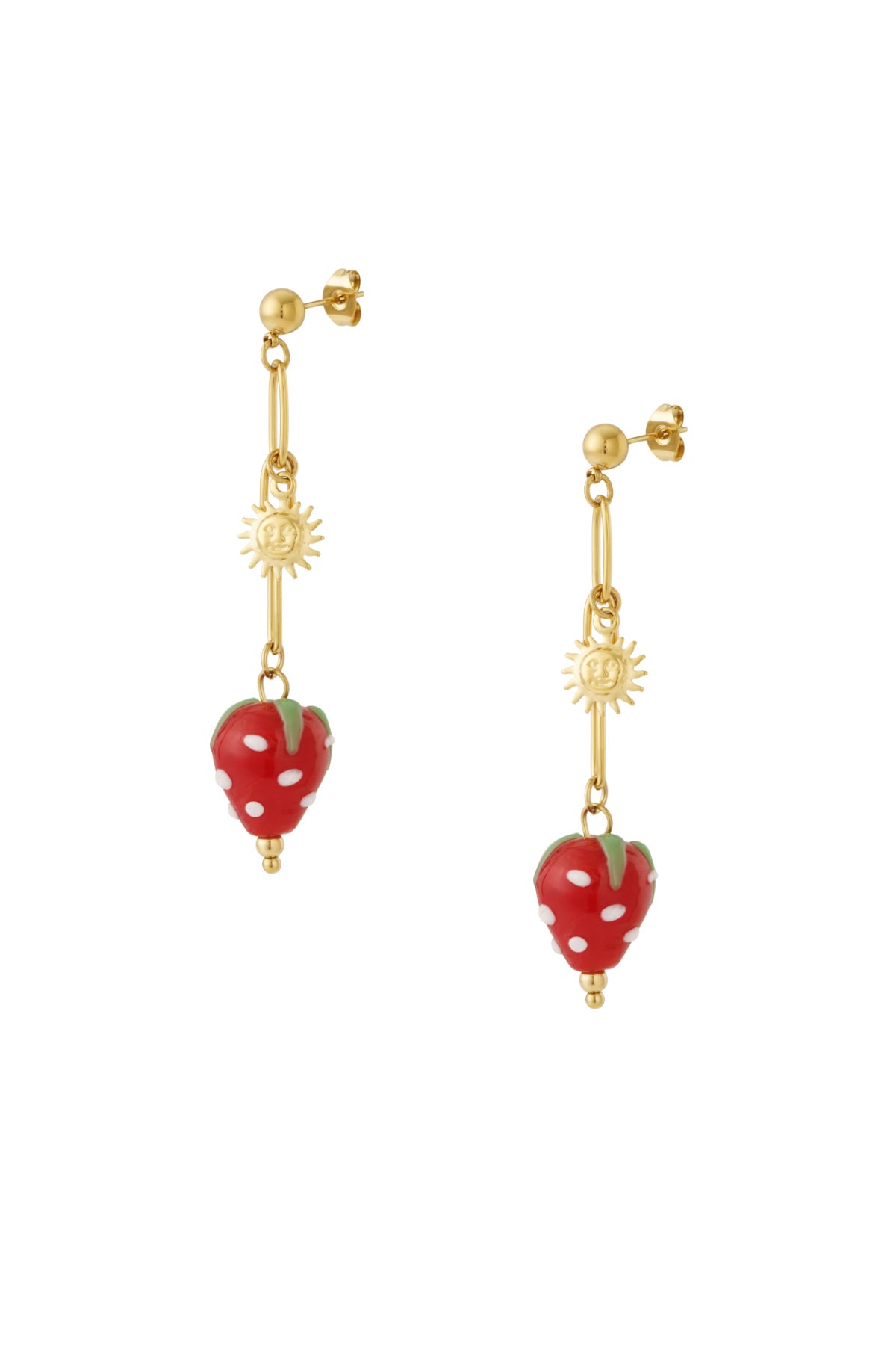 Elegant 14K Gold Plated Drop Earrings for Women