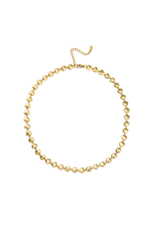 Elegant Heart Chain Necklace for Daily Wear
