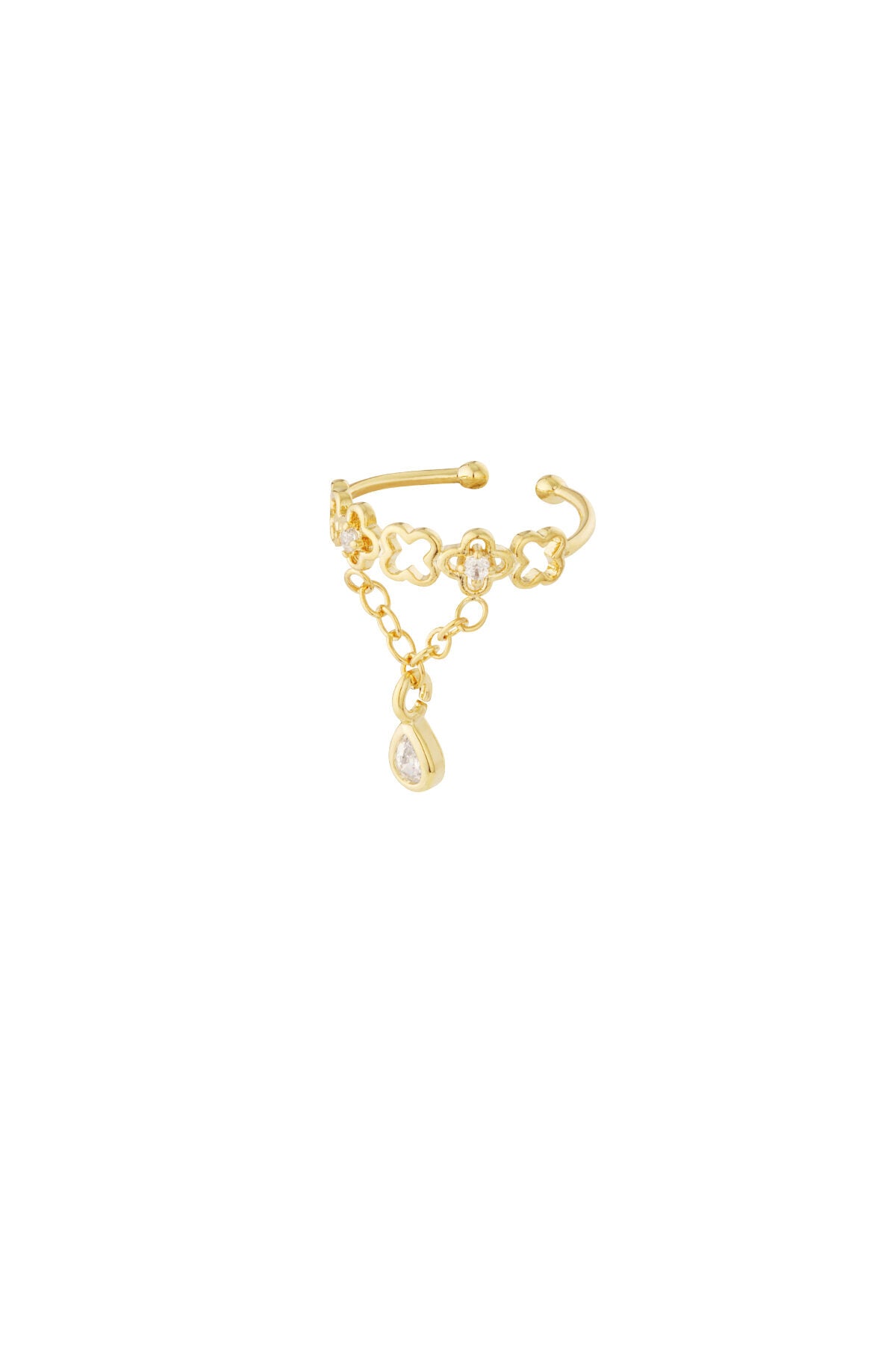 Elegant Silver & Gold Ear Cuffs for Women