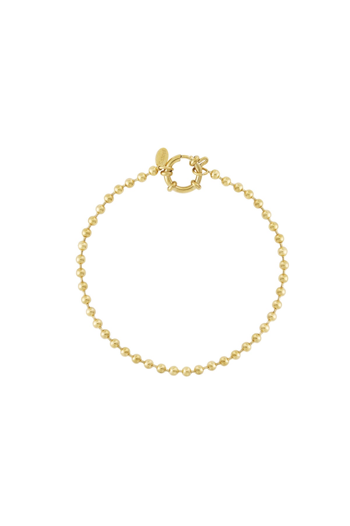 Stylish Gold Stainless Steel Chain Bracelet for Women