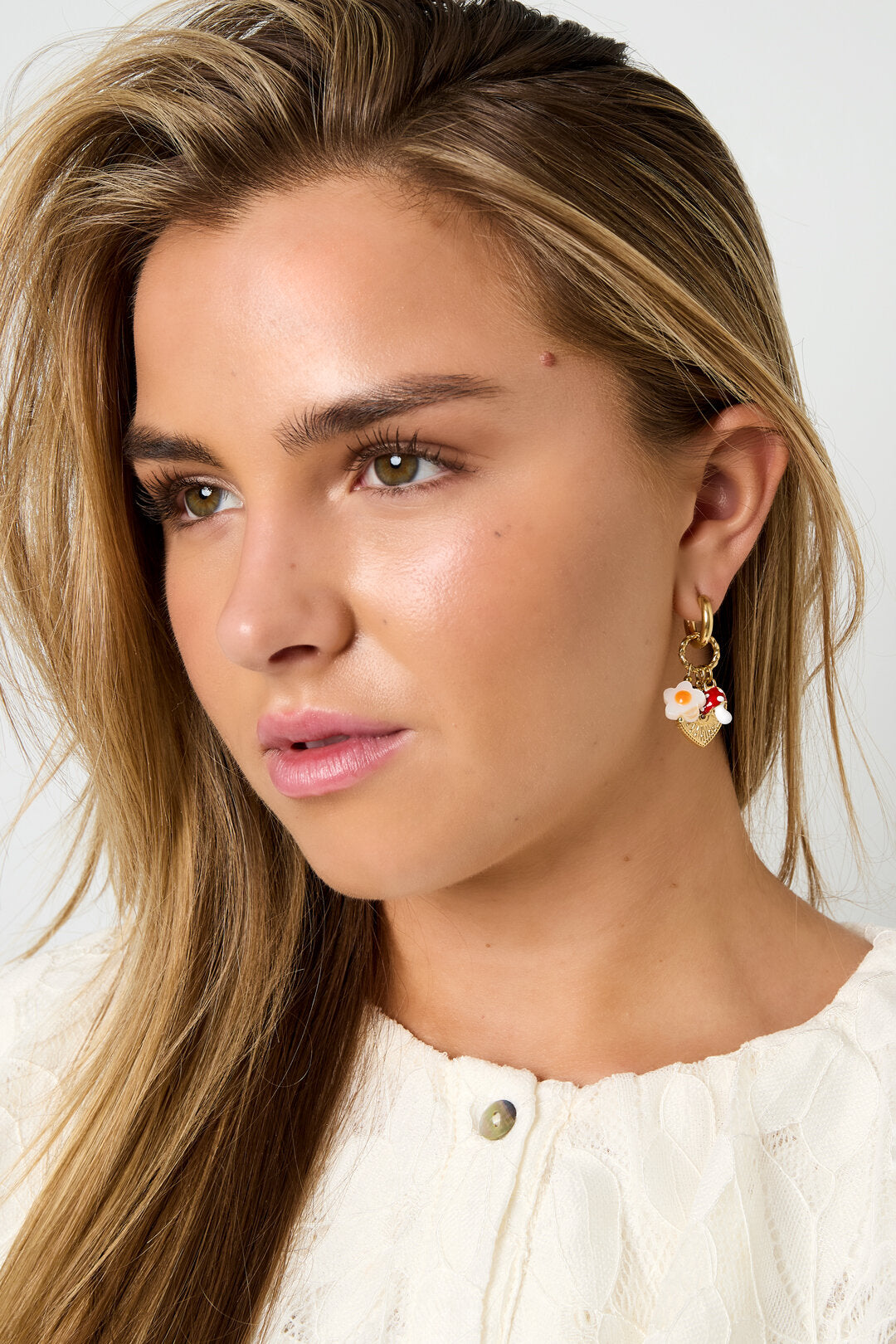 Elegant Gold Color Drop Earrings for Women