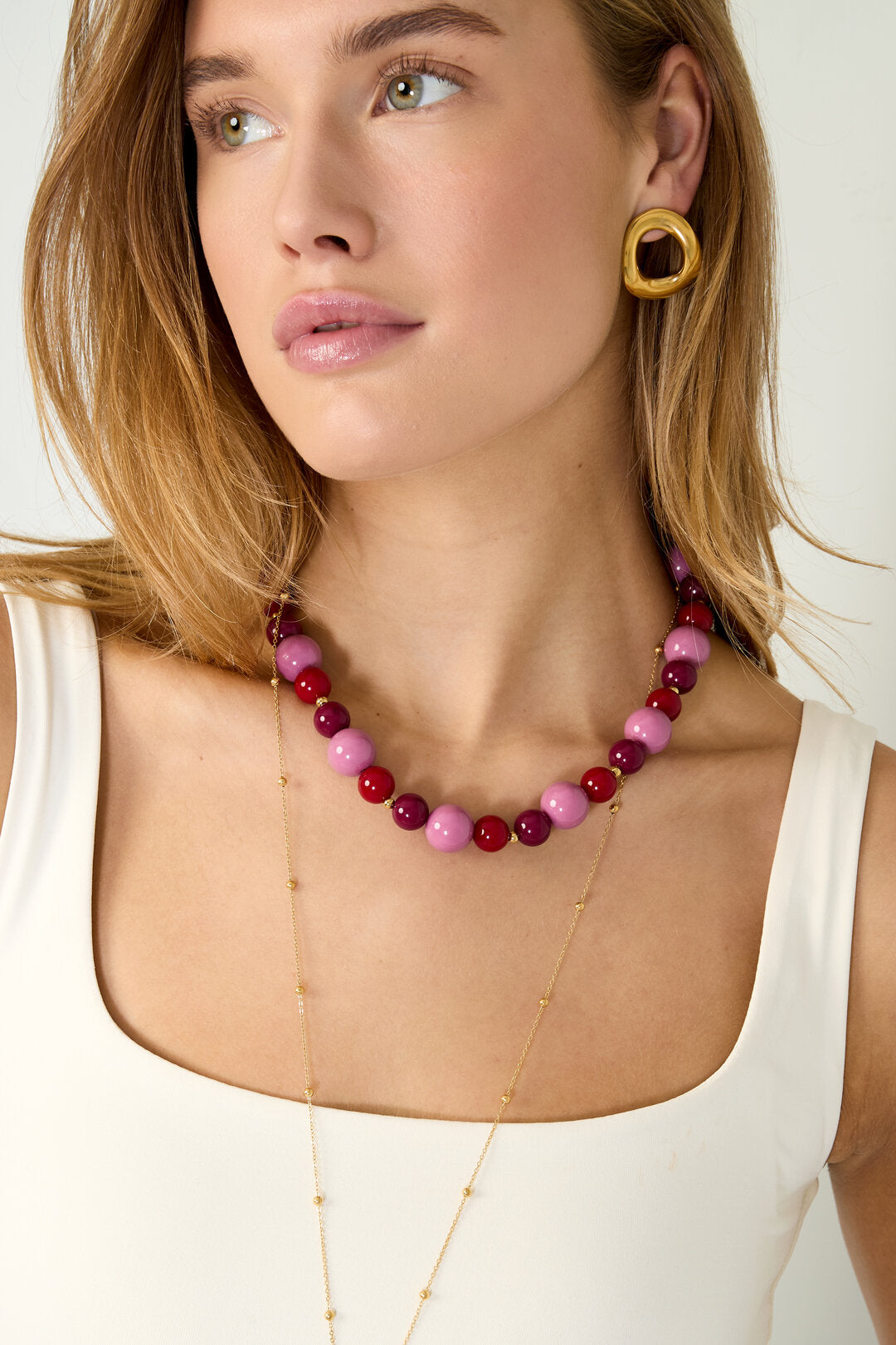Elegant Acrylic Beaded Necklaces for Women