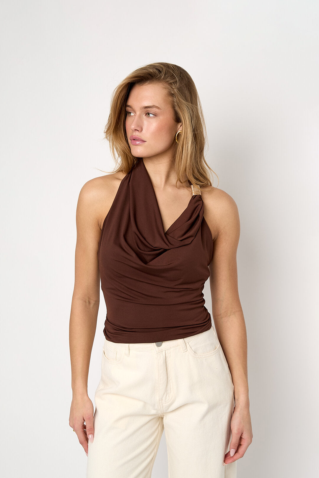Elegant Knitted Sleeveless Top for Spring/Summer