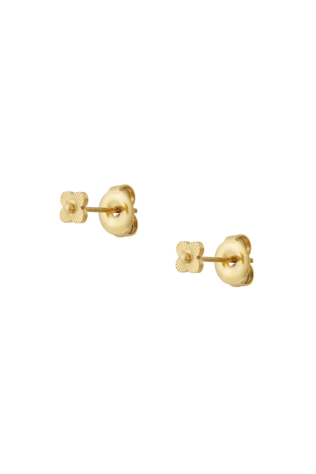 Elegant Mini Clover Stud Earrings for Everyday Wear
