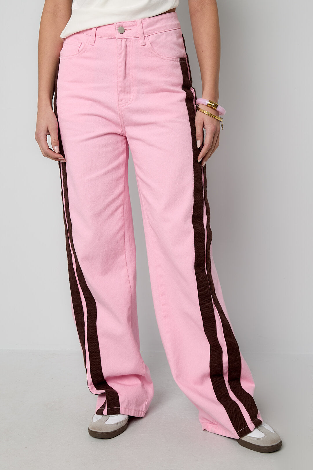 Statement Stripe Jean