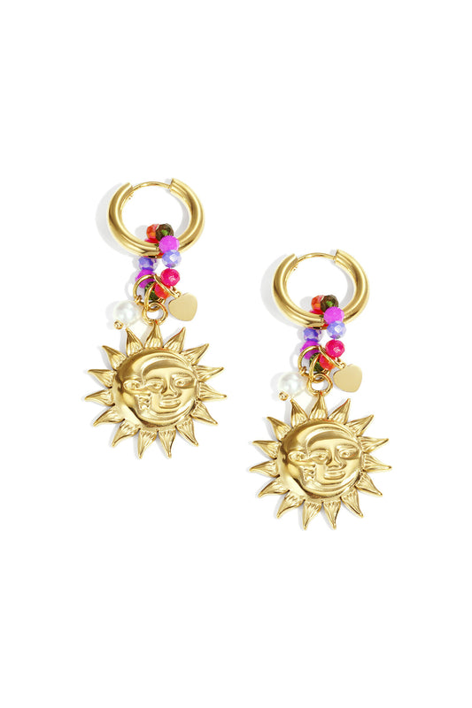 Elegant Gold Color Drop Earrings for Everyday Glam