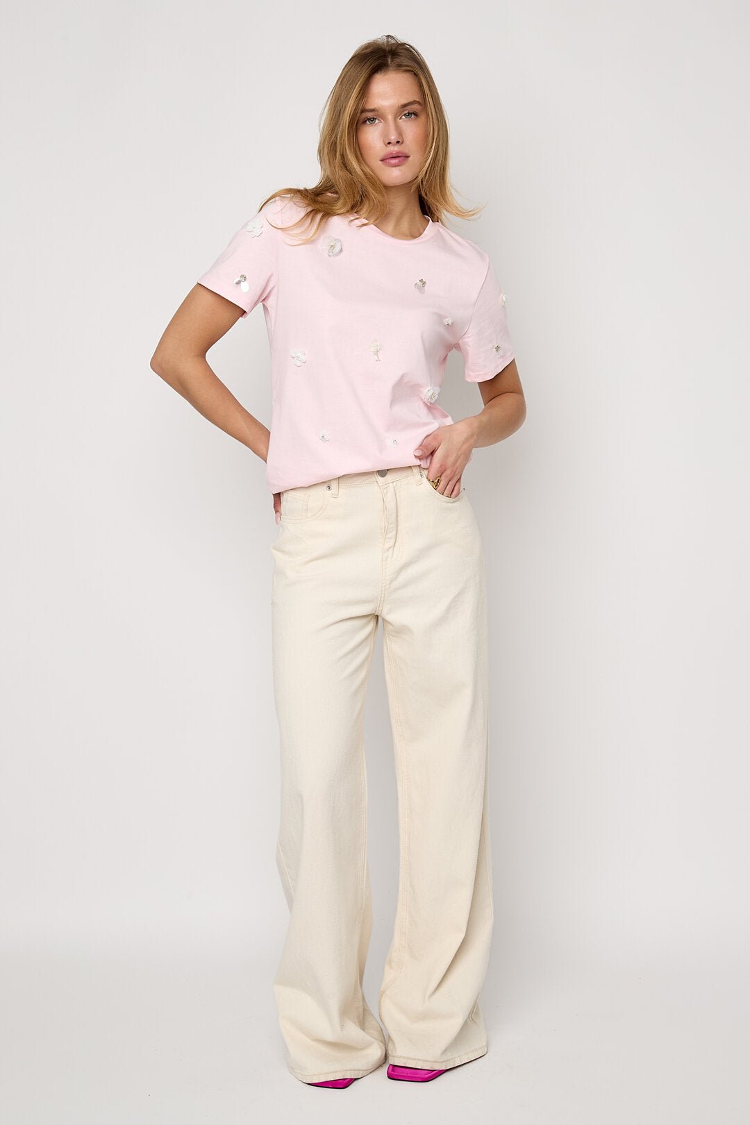 Gimme All Fit Cotton Knitted T-Shirts for Women
