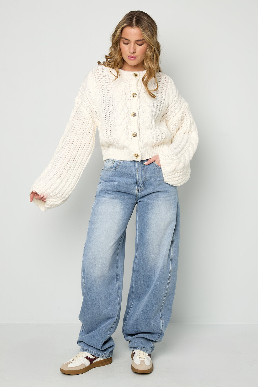 Elegant All-Season Knit Cardigan for Women