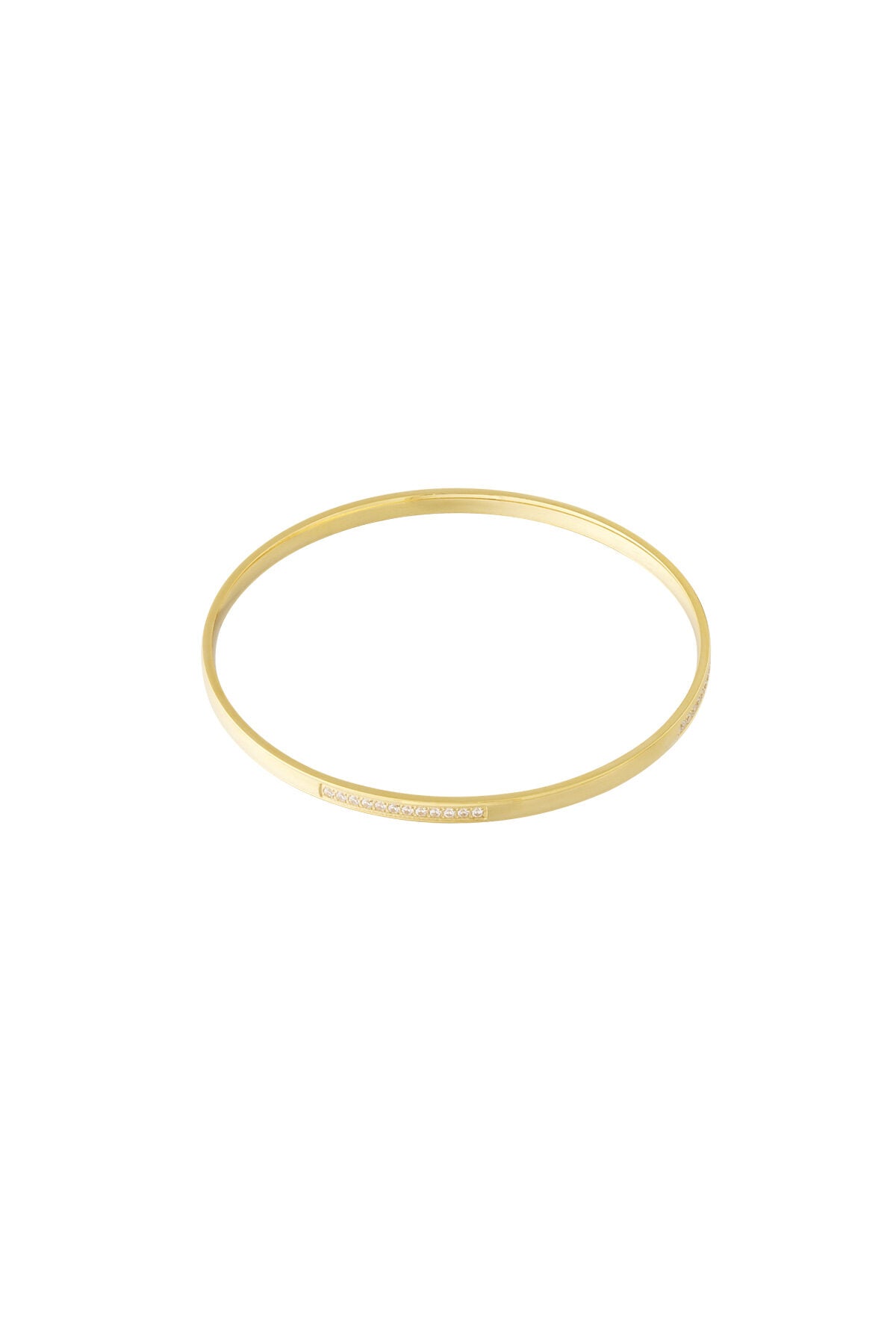 Stylish 14K Gold Plated Irregular Bangle for Everyday Elegance