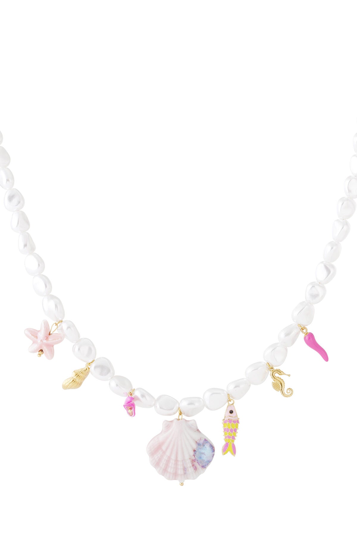 Chic Artificial Pearl Necklace for Spring/Summer Elegance