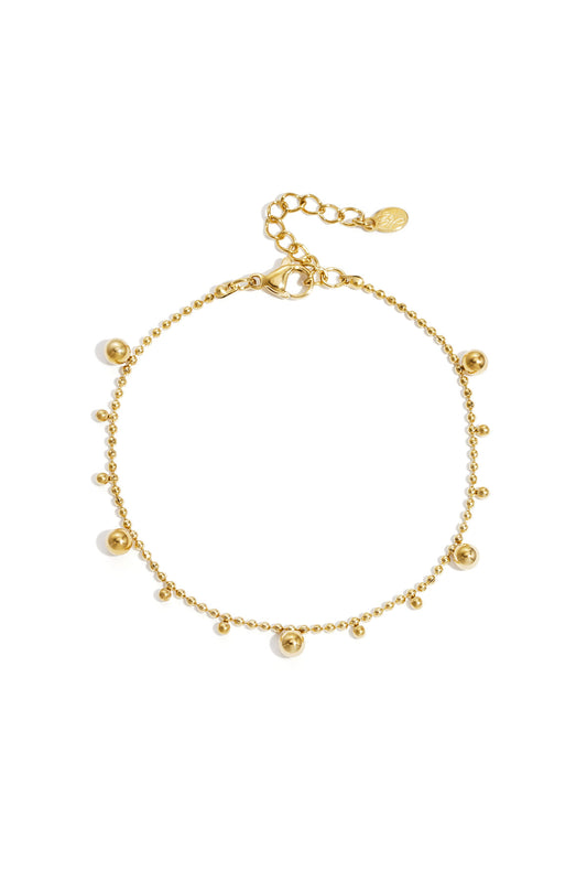 Elegant Polka Dot Chain Bracelet for Everyday Style