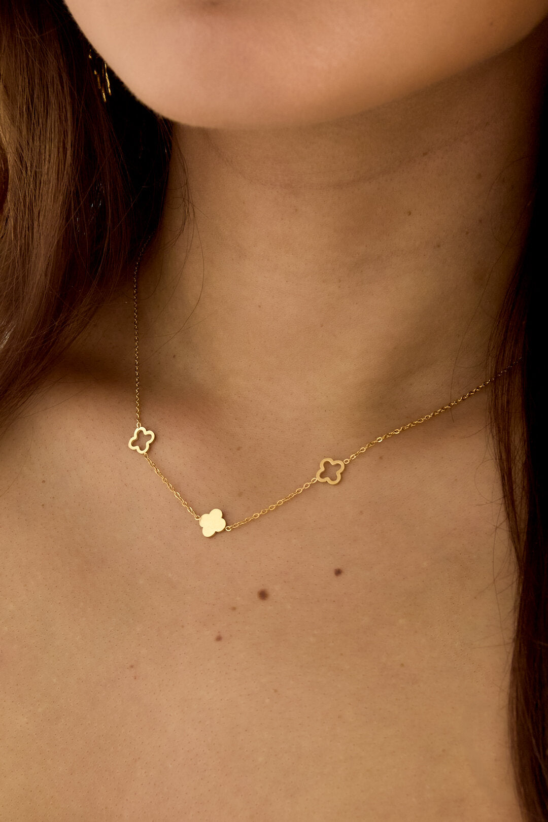 Elegant Clover Chain Necklace for Everyday Glam