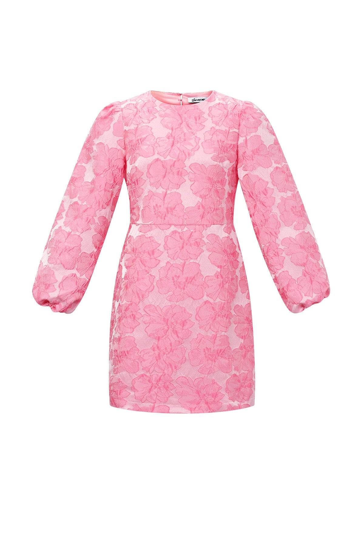 Elegant Pink Floral Mini Dress for Spring/Summer