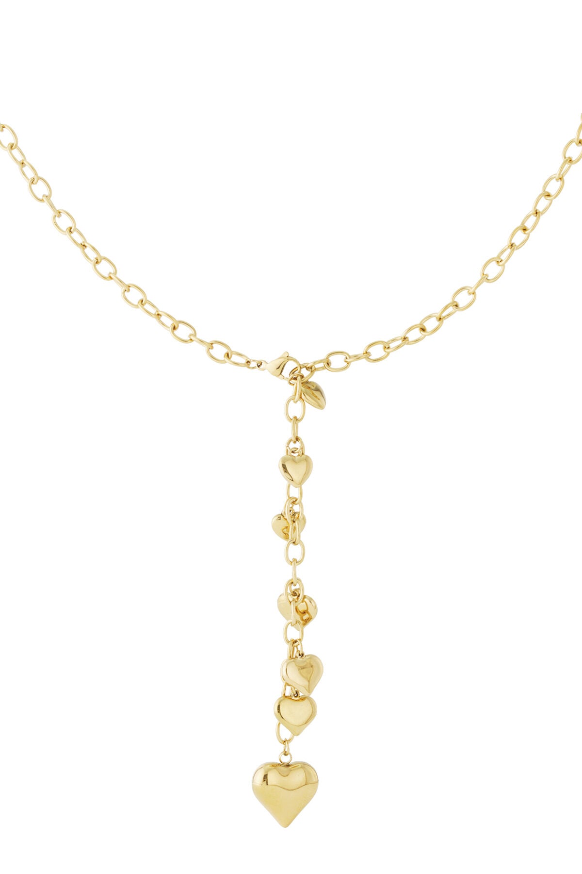 Elegant Gold Heart Pendant Necklace for Daily Wear