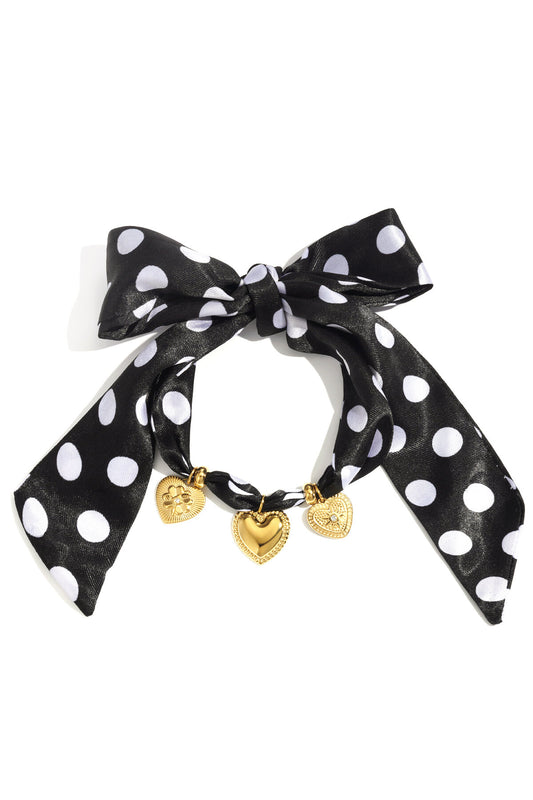 Elegant Black Braided Bracelet for Women - Simple and Stylish
