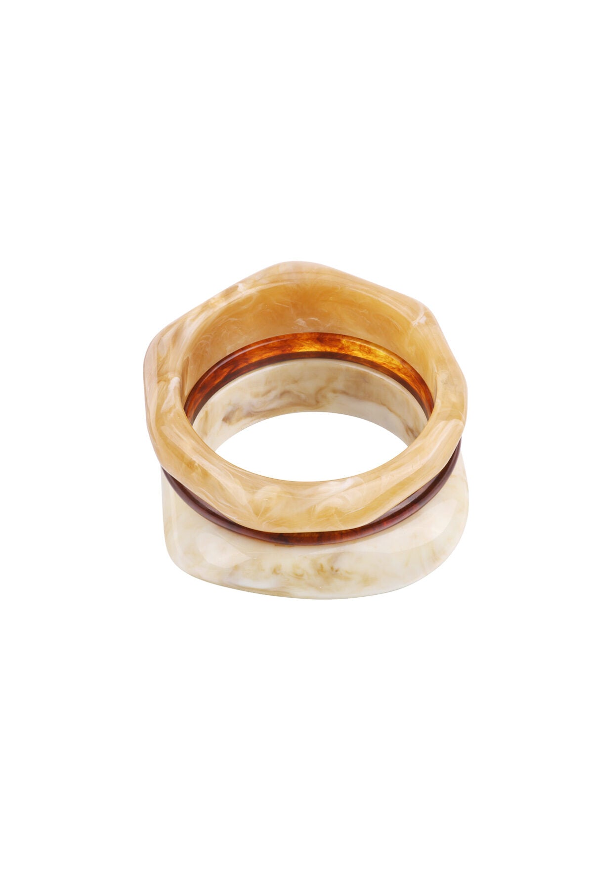 Chic Spring/Summer Resin Bangles for Women