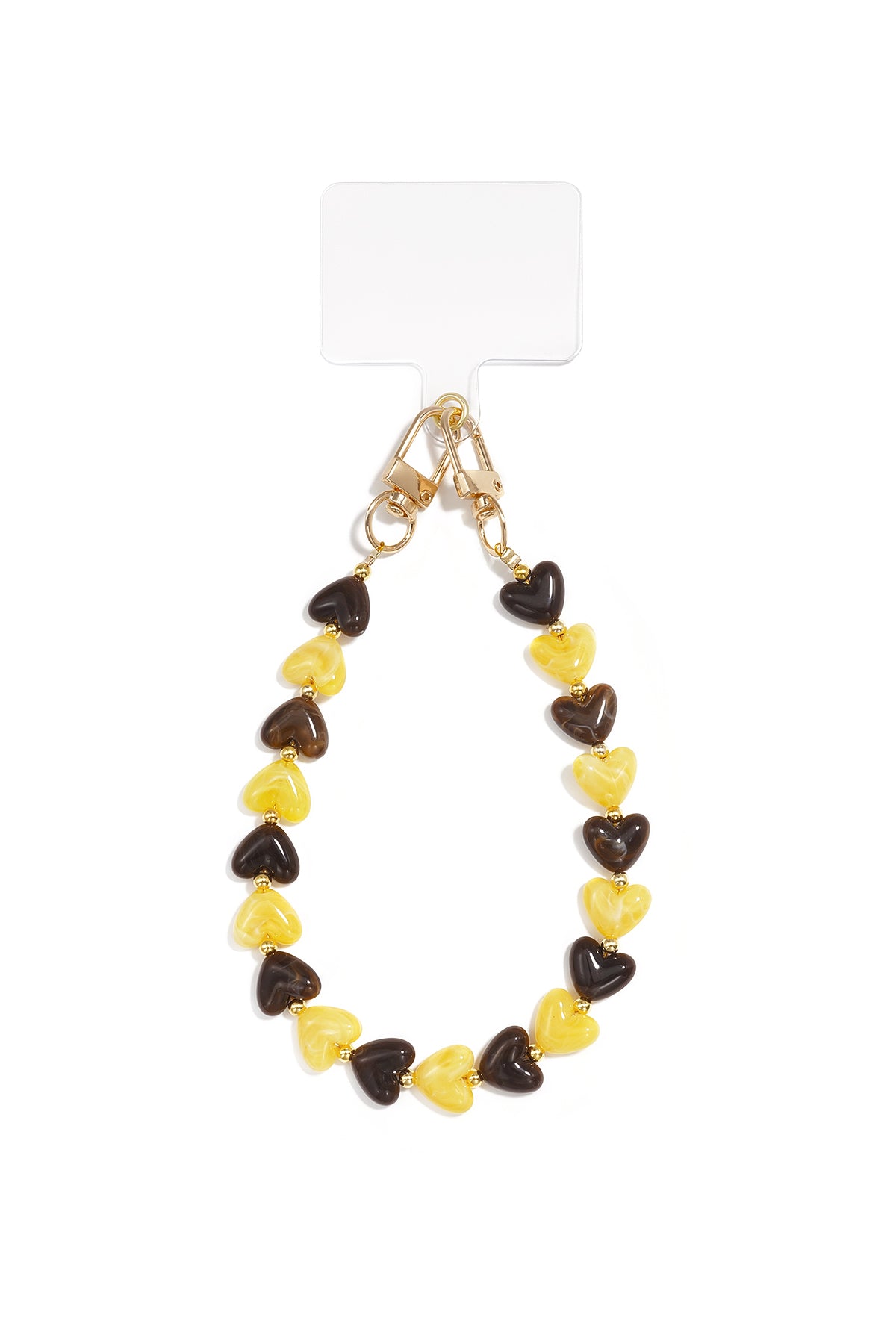 Charming Heart Beads Phone Chain for Sweet Style