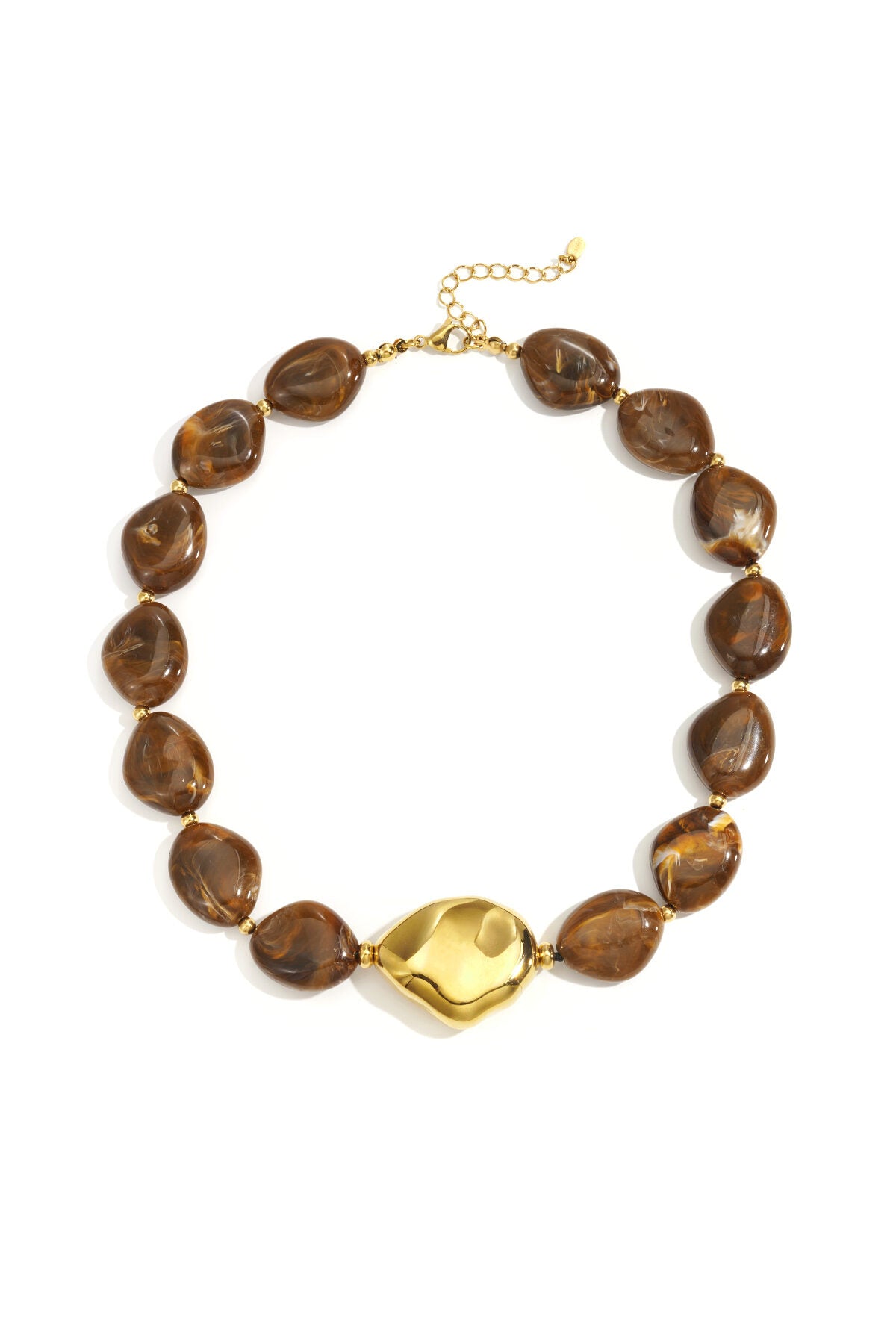 Stylish Acrylic Beaded Necklace for Fall/Winter