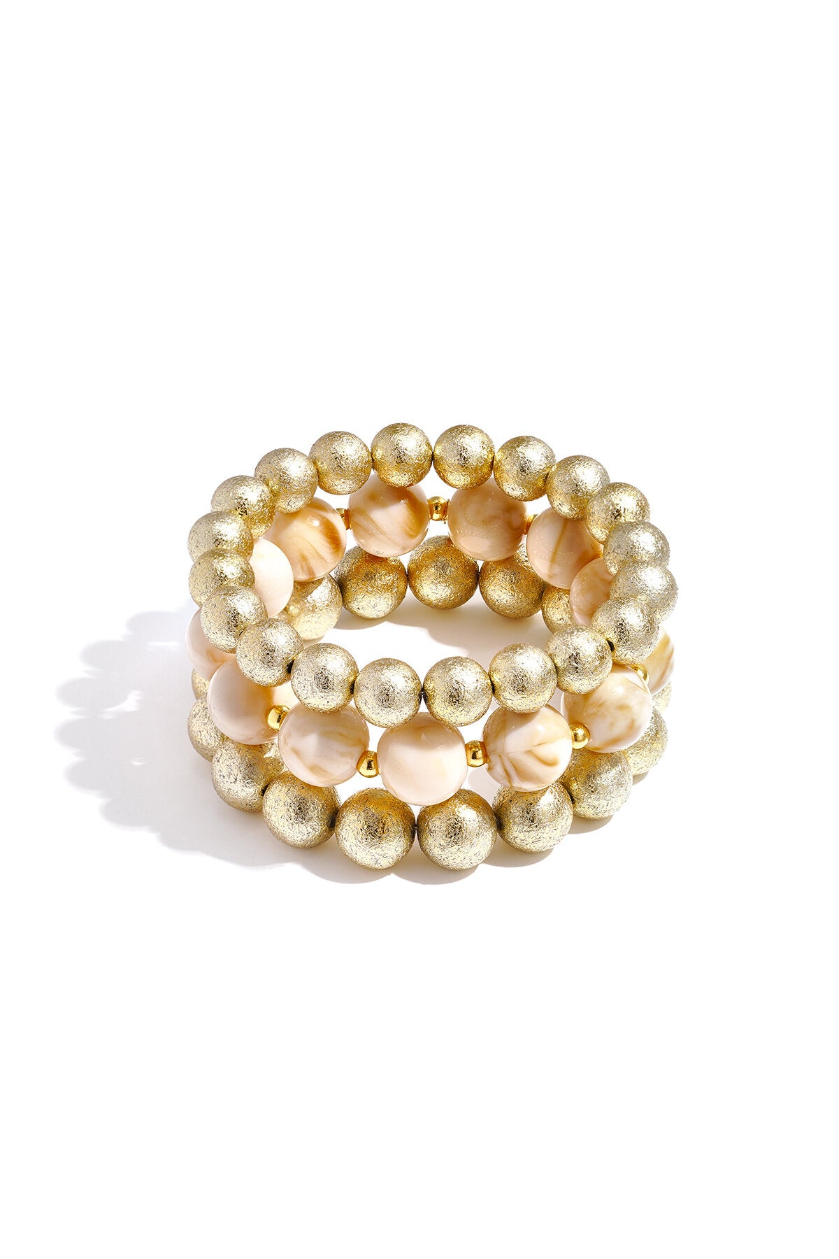 Chic All-Fit Acrylic Beaded Bracelets for Women