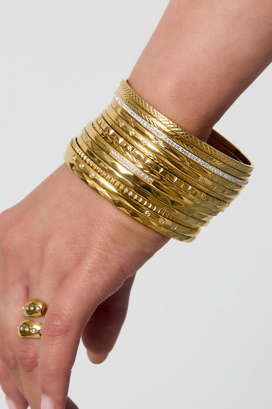 Stylish All-Fit Stainless Steel Bangle for Everyday Elegance