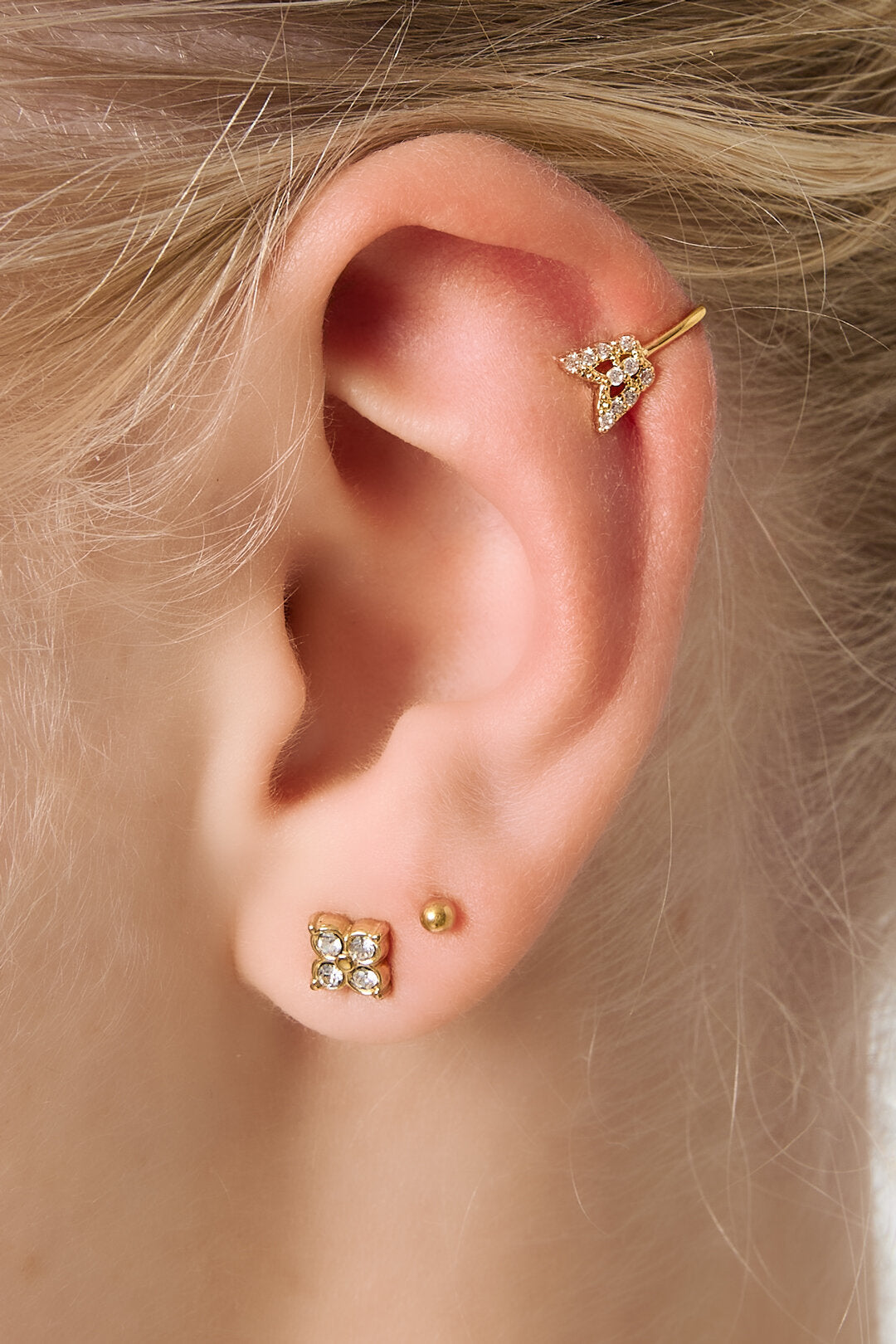 Elegant All-Fit Ear Cuffs for Women - Silver & Gold
