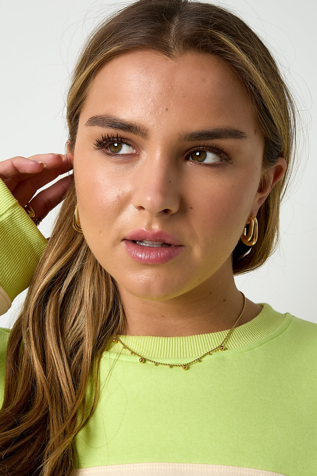 Stylish Stainless Steel Hoop Earrings - Simple & Elegant