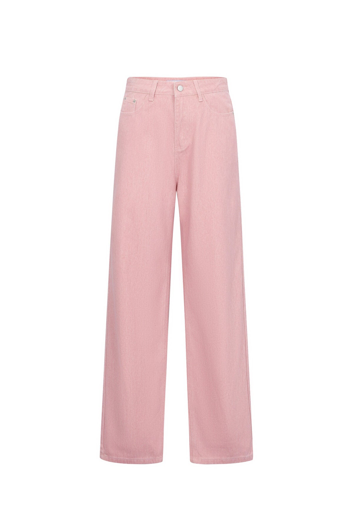 Gimme Casual Heart Straight Denim Pants