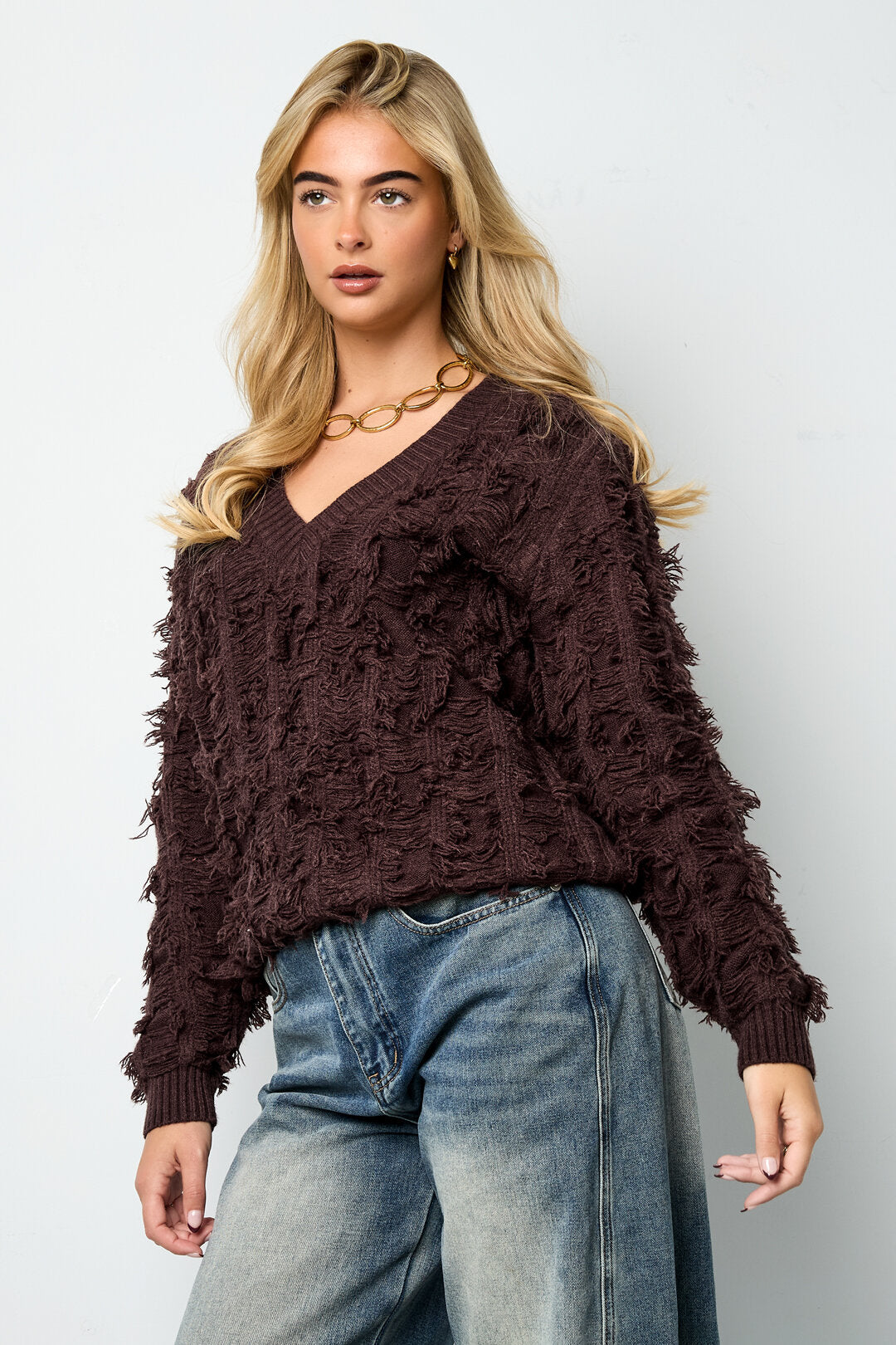 Stylish Fall Knit Sweater for Cozy Winter
