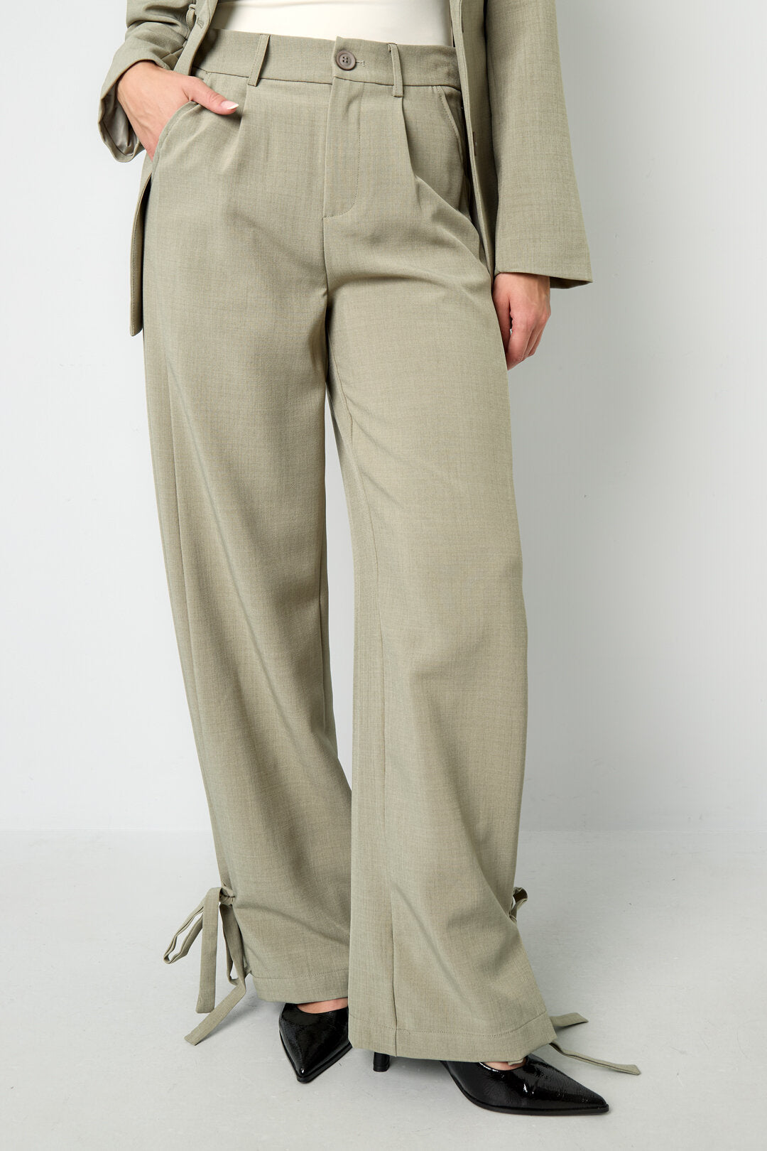 Gimme High Waist Straight Pants for Casual Comfort