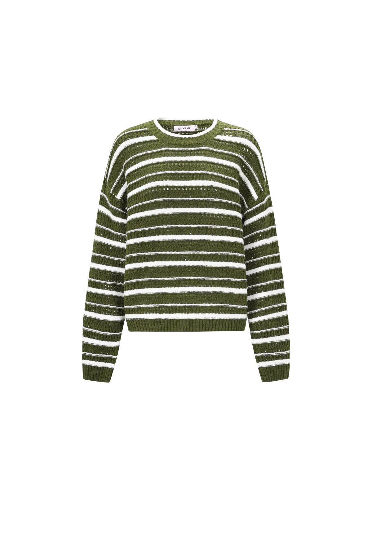 Chic Striped Knit Sweater for Cozy Fall Vibes