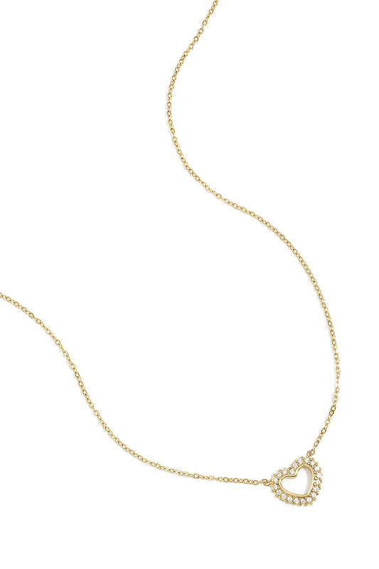 Elegant Heart Pendant Necklace for Daily Wear