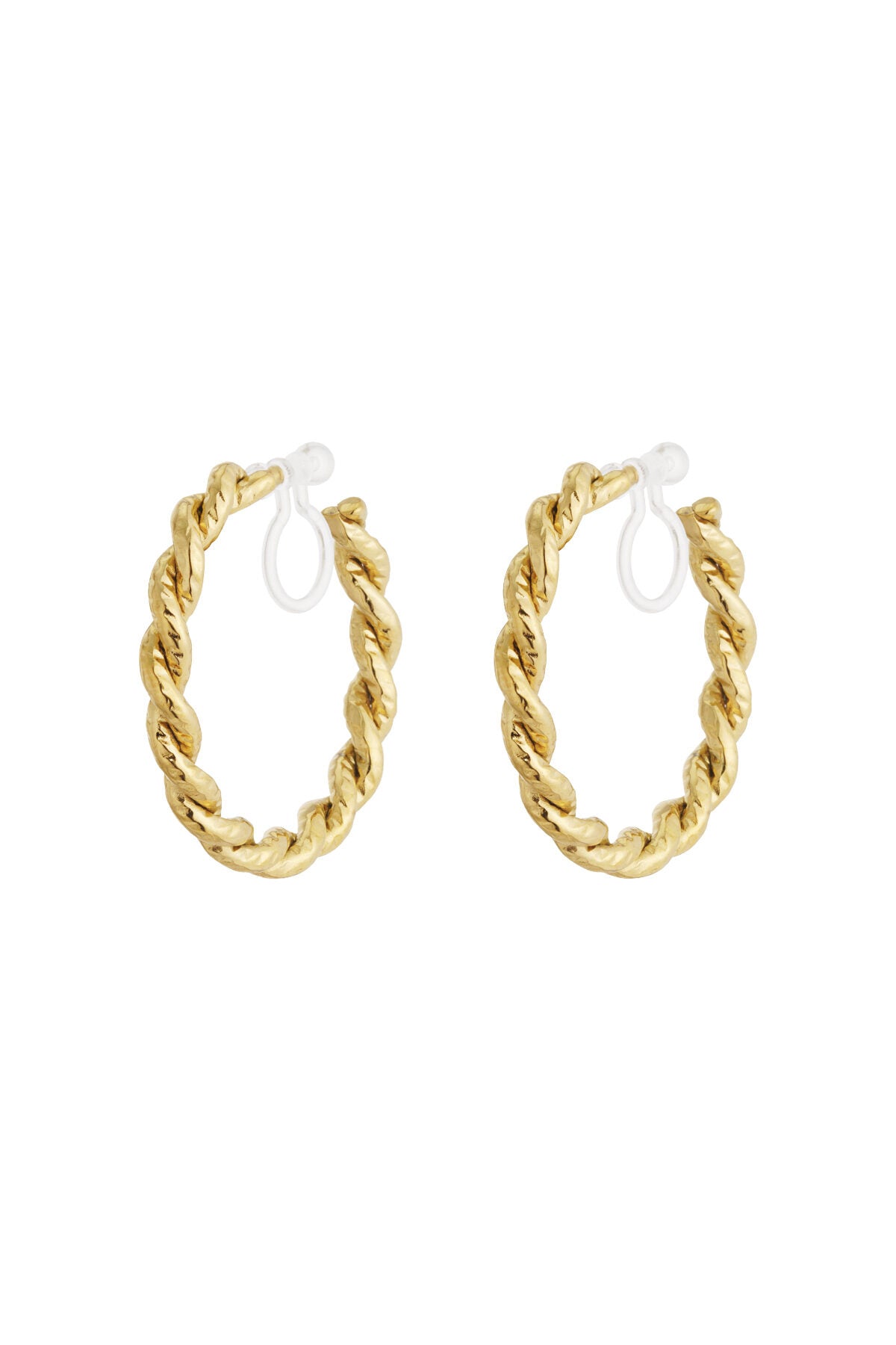 Stylish 14K Gold Plated Clip-On Earrings for All