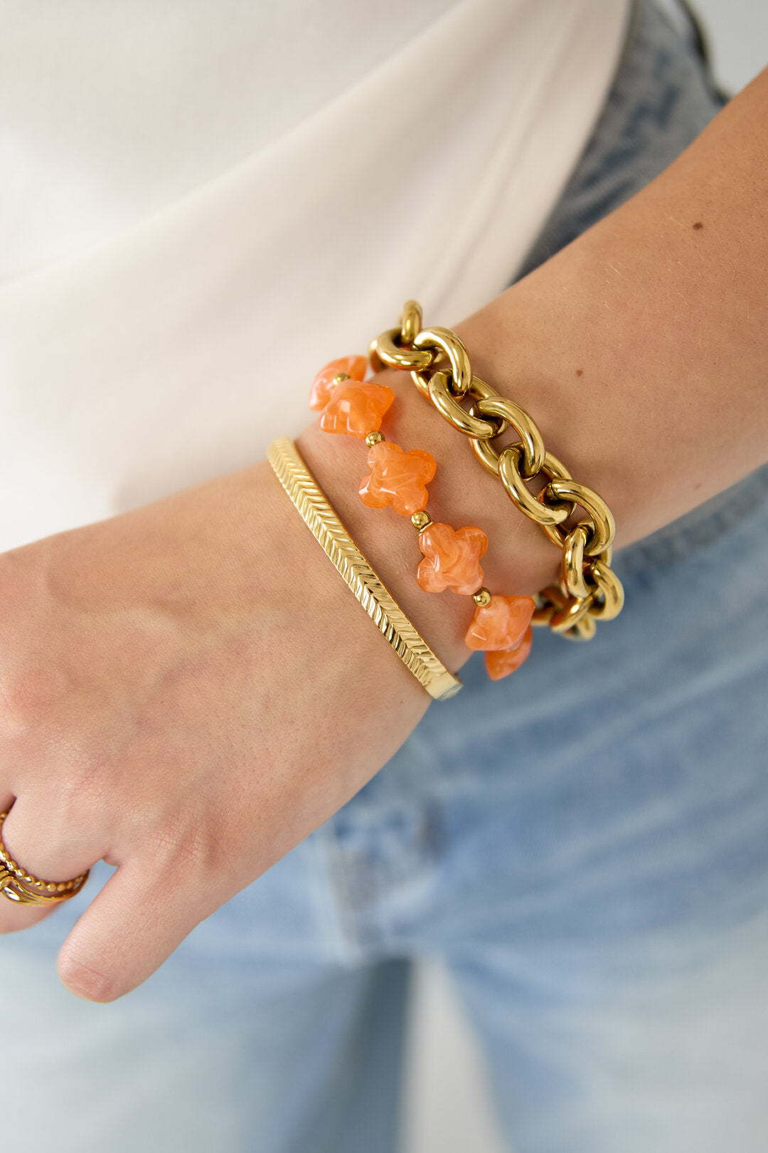 Charming Acrylic Beaded Bracelets for Spring/Summer
