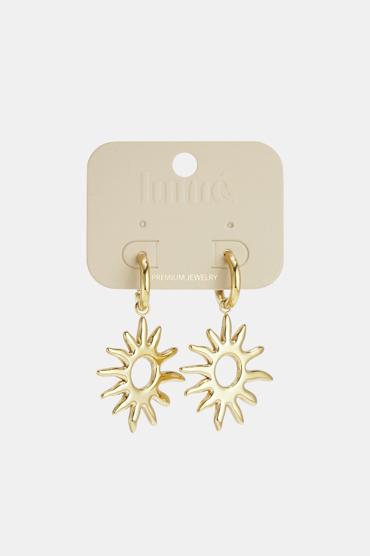 Elegant Sun-Inspired Drop Earrings for Everyday Wear