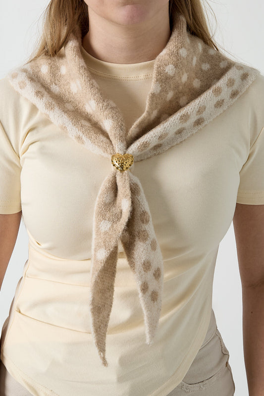 Chic Summer Scarf for Women - Polka Dots & Comfort