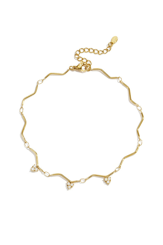 Elegant Gold Ankle Bracelet for Stylish Summer Looks