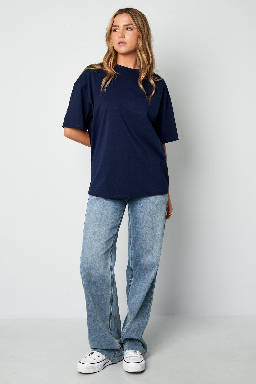 All-Fit Knitted Cotton T-Shirt in Vibrant Colors