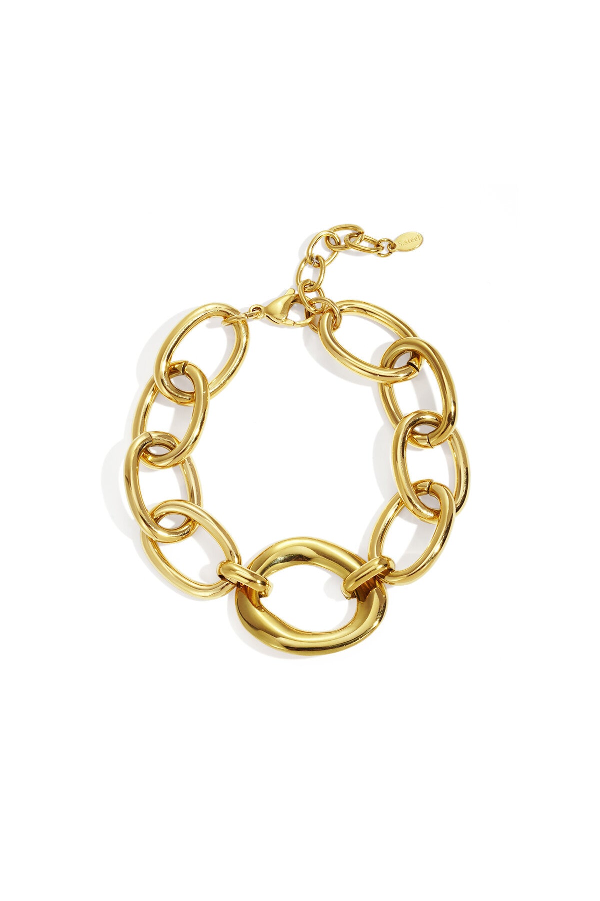 Elegant Gold & Silver Chain Bracelet for Women