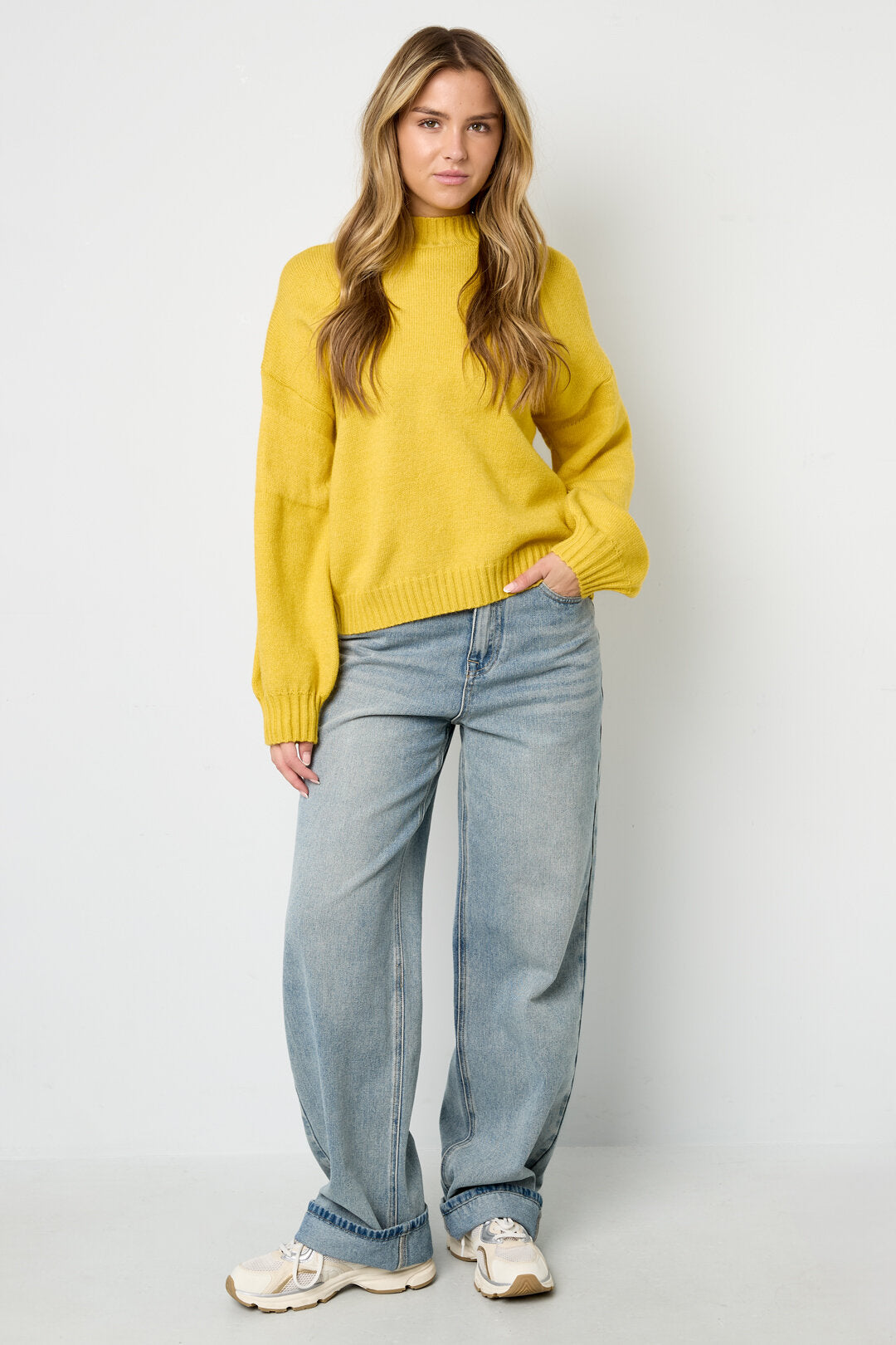 Cozy Letter Knit Sweater for Fall/Winter