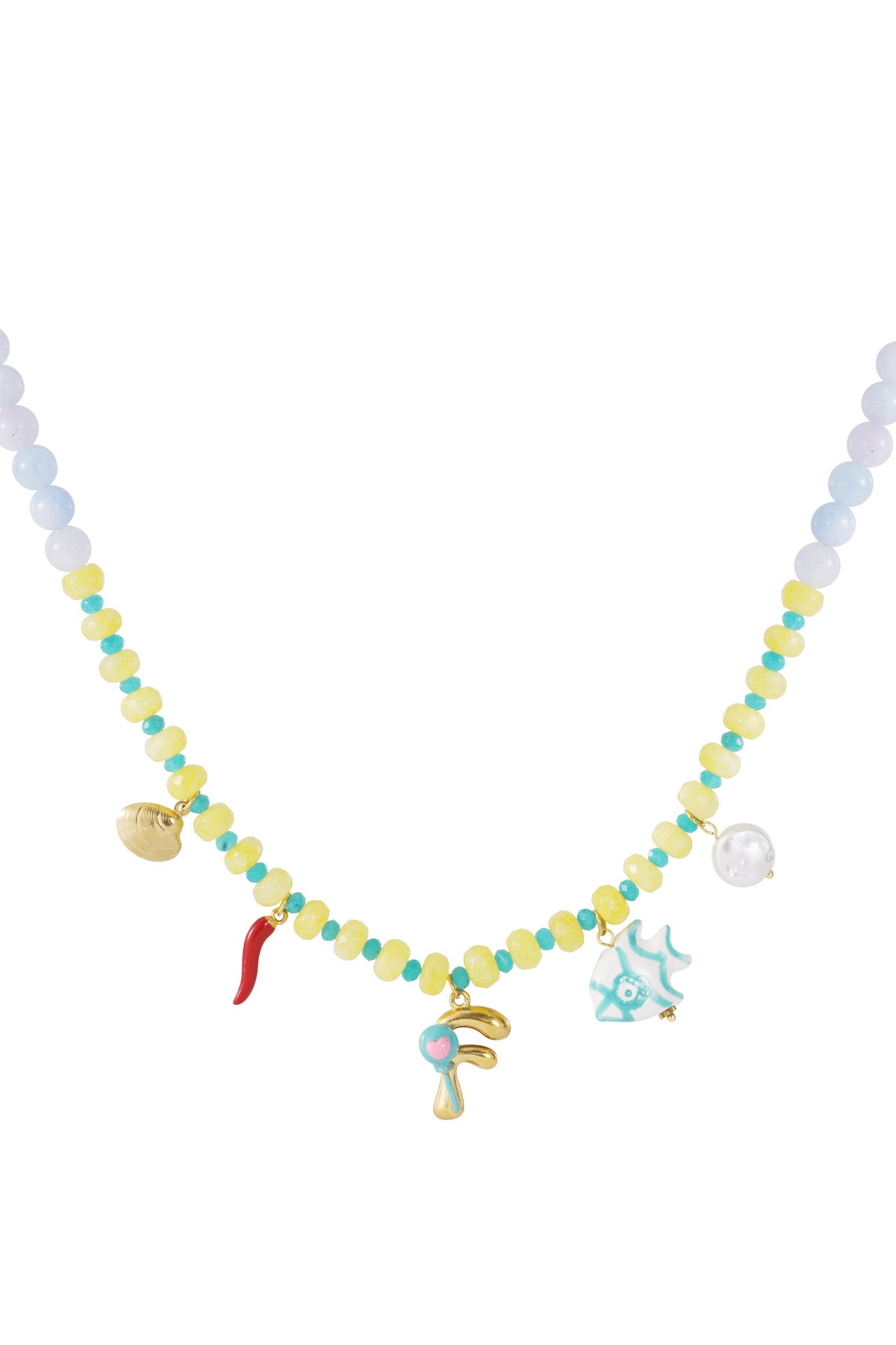 Chic Mixed Color Beaded Necklace for Everyday Style