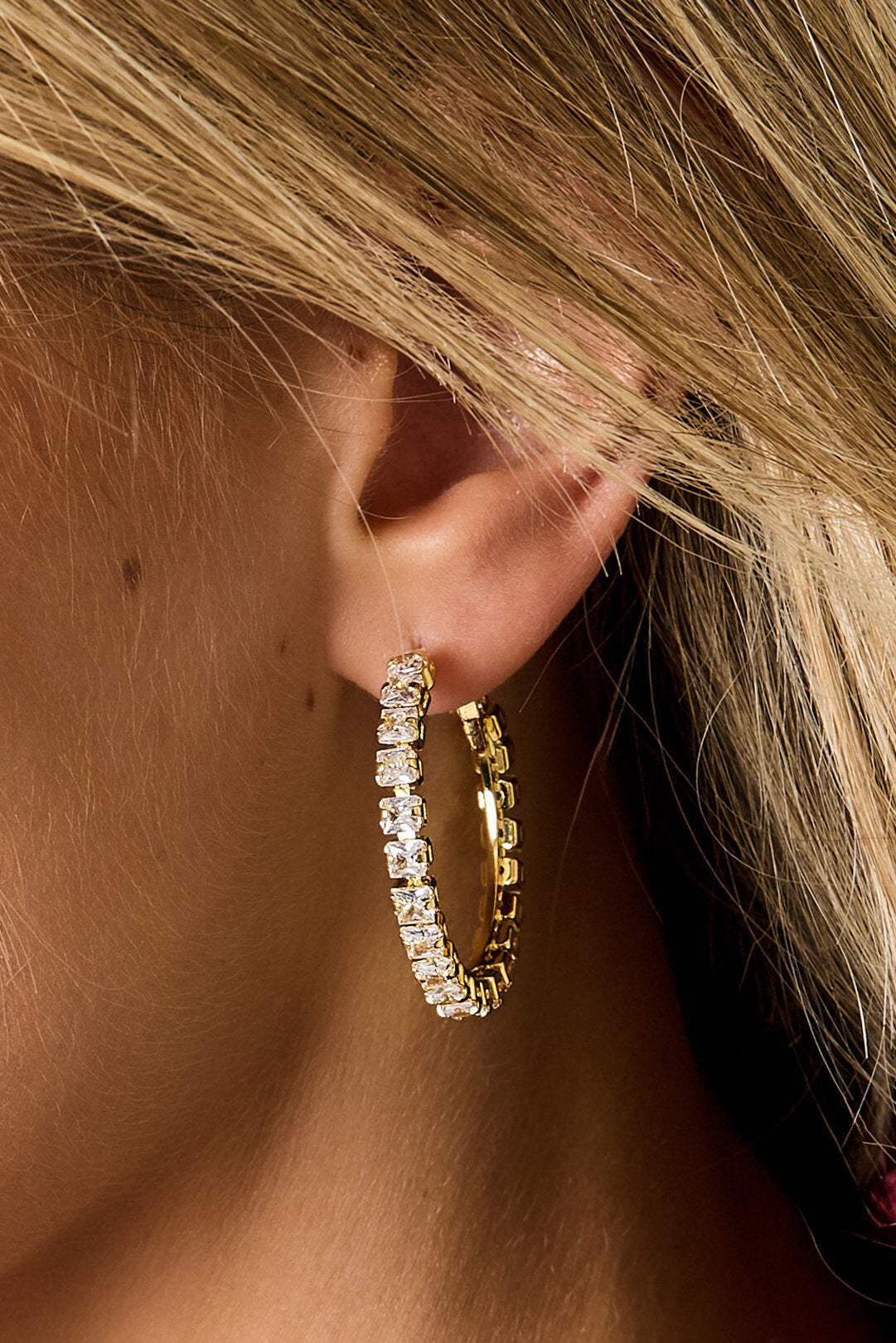 Elegant Circle Party Earrings for Women - Silver & Gold